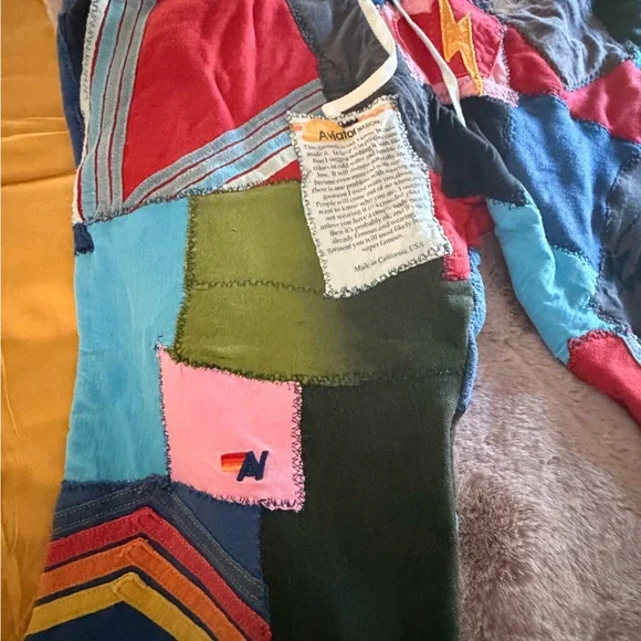 AVIATOR NATION CUSTOM MADE SHORTS Drawstring Shorts in Multi-Color - Picture 2 of 9